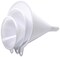 Norpro Durable Plastic Funnels, 2.5" to 4" Wide Mouth, Set of 3, White